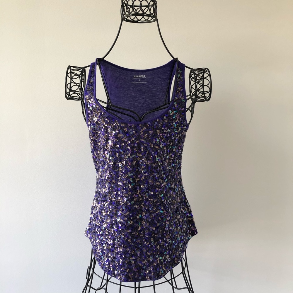 Express Sequin Women Top